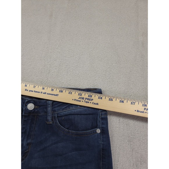 Judy Blue Jeans Womens 7 28 Crop Flare Leg Denim Frayed Hem - Picture 7 of 9